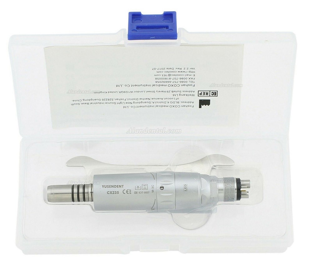 COXO YUSENDENT Dental Led Fiber Air Motor 6 Hole Inner Water